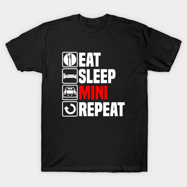 Eat Sleep Mini T-Shirt by HeriBJ